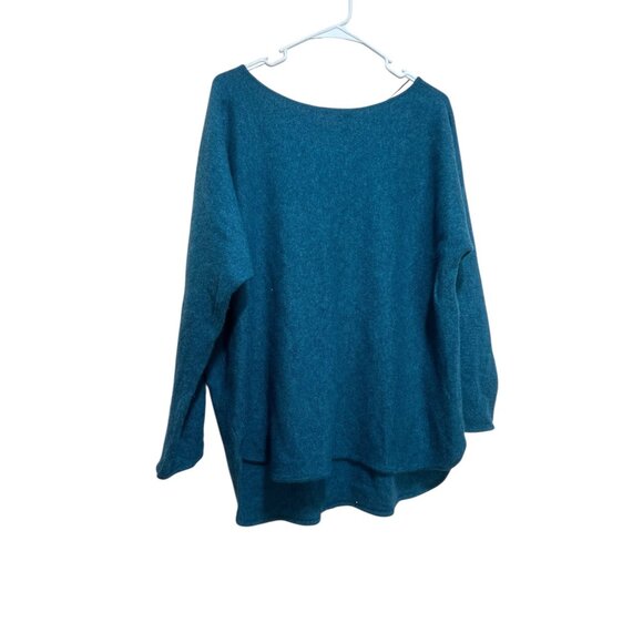 SOLD Charter Club 100% Cashmere Sweater Tunic Top Women 2X Blue Long Sleeve Boat - Picture 10 of 10